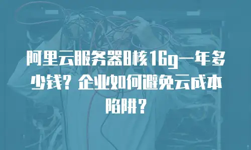 阿里云服务器8核16g一年多少钱？企业如何避免云成本陷阱？