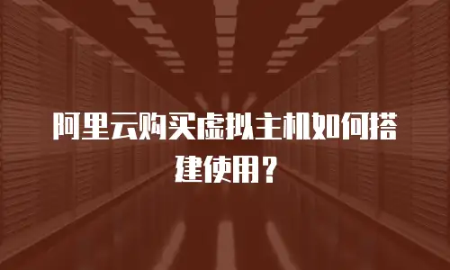 阿里云购买虚拟主机如何搭建使用？