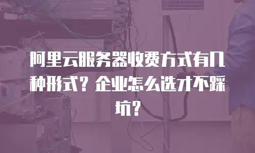阿里云服务器收费方式有几种形式？企业怎么选才不踩坑？