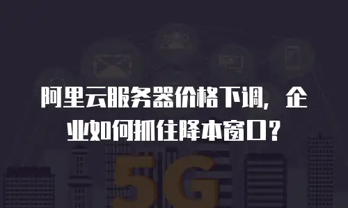 阿里云服务器价格下调，企业如何抓住降本窗口？