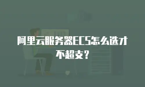 阿里云服务器ECS怎么选才不超支？