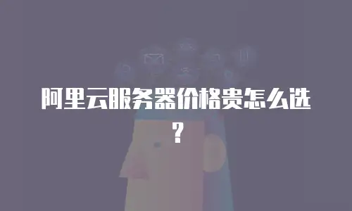 阿里云服务器价格贵怎么选？