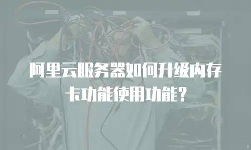 阿里云服务器如何升级内存卡功能使用功能？