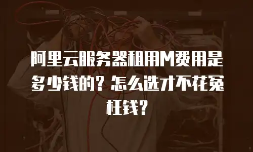 阿里云服务器租用M费用是多少钱的？怎么选才不花冤枉钱？