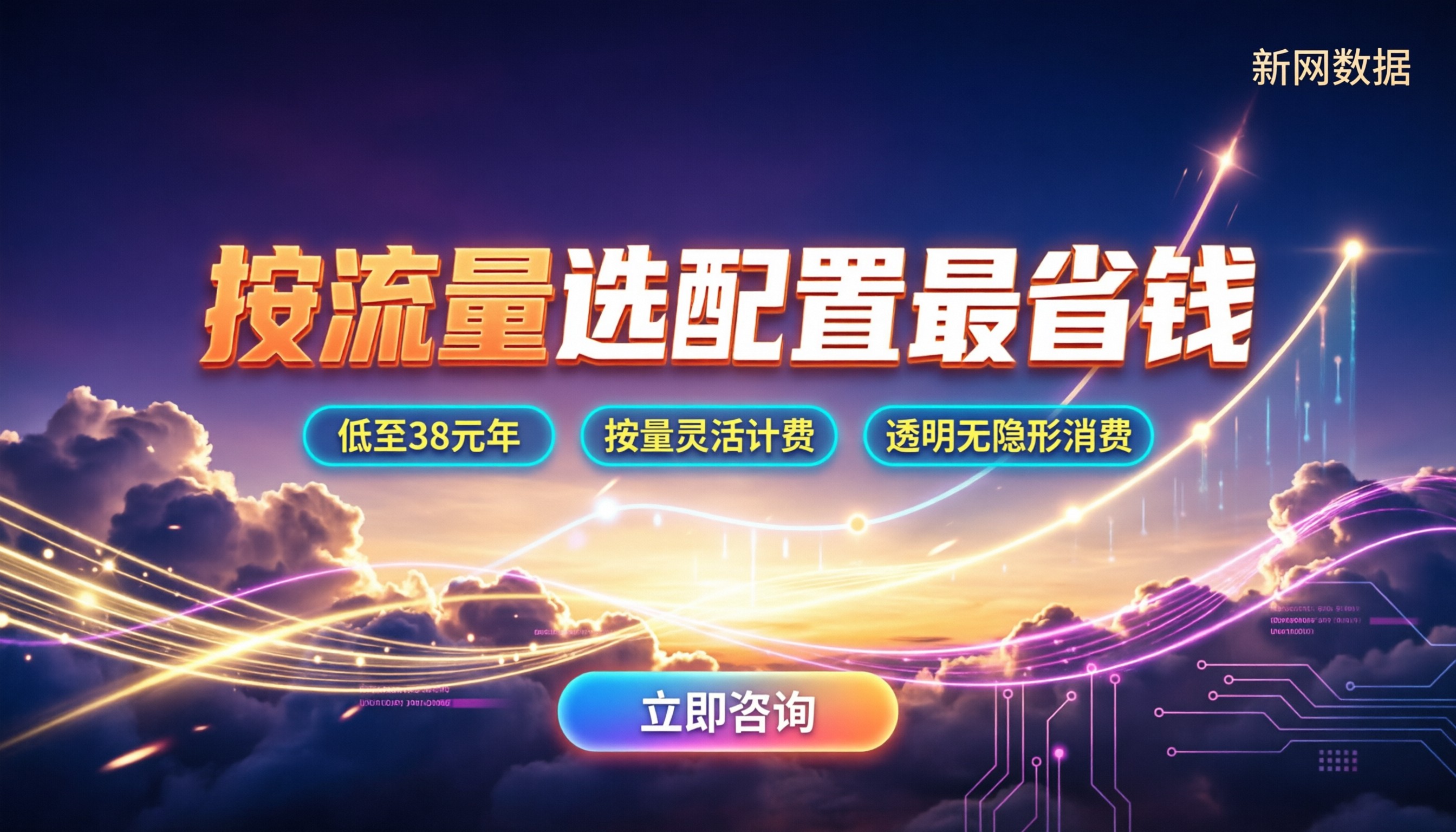 网站建站服务器多少钱：按流量选配置最省钱