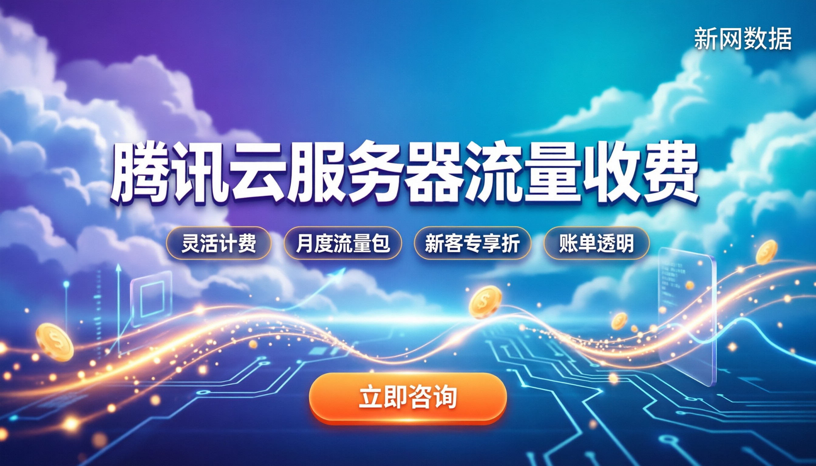 腾讯云服务器流量收费:按量买还是包月划算