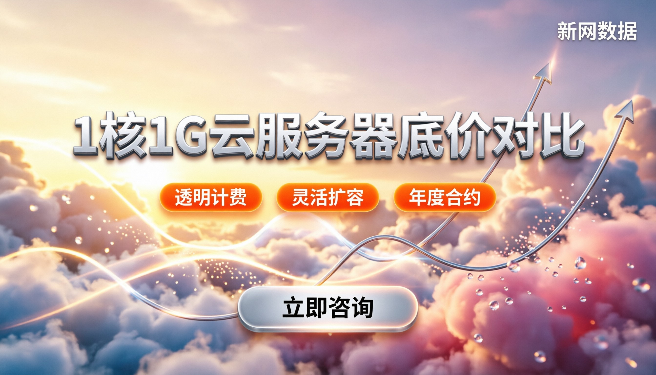 1核1G云服务器月租多少钱:今年去哪买更划算?底价对比