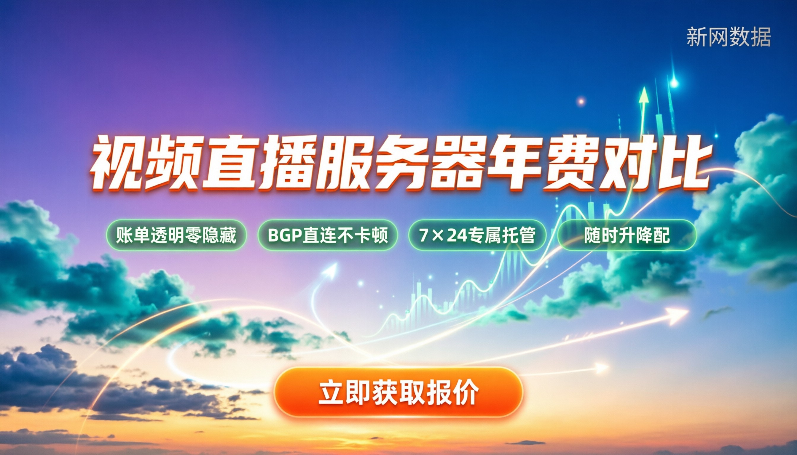 视频直播服务器一年多少钱:怎么计费?靠谱方案对比
