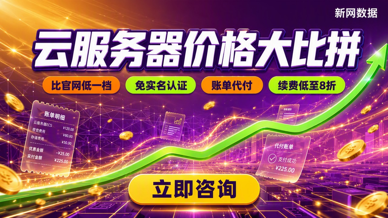 国内云服务器厂商价格对比：最新哪家更划算？