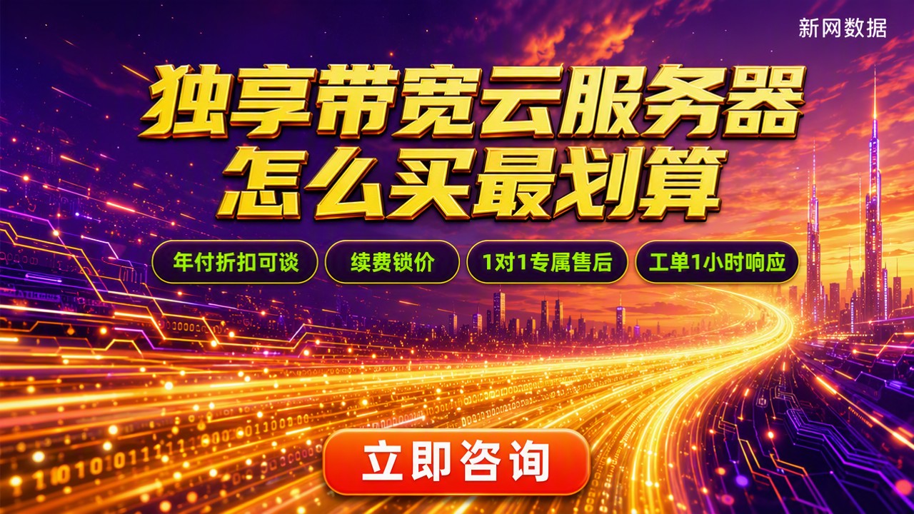独享带宽云服务器价格:怎么买最划算