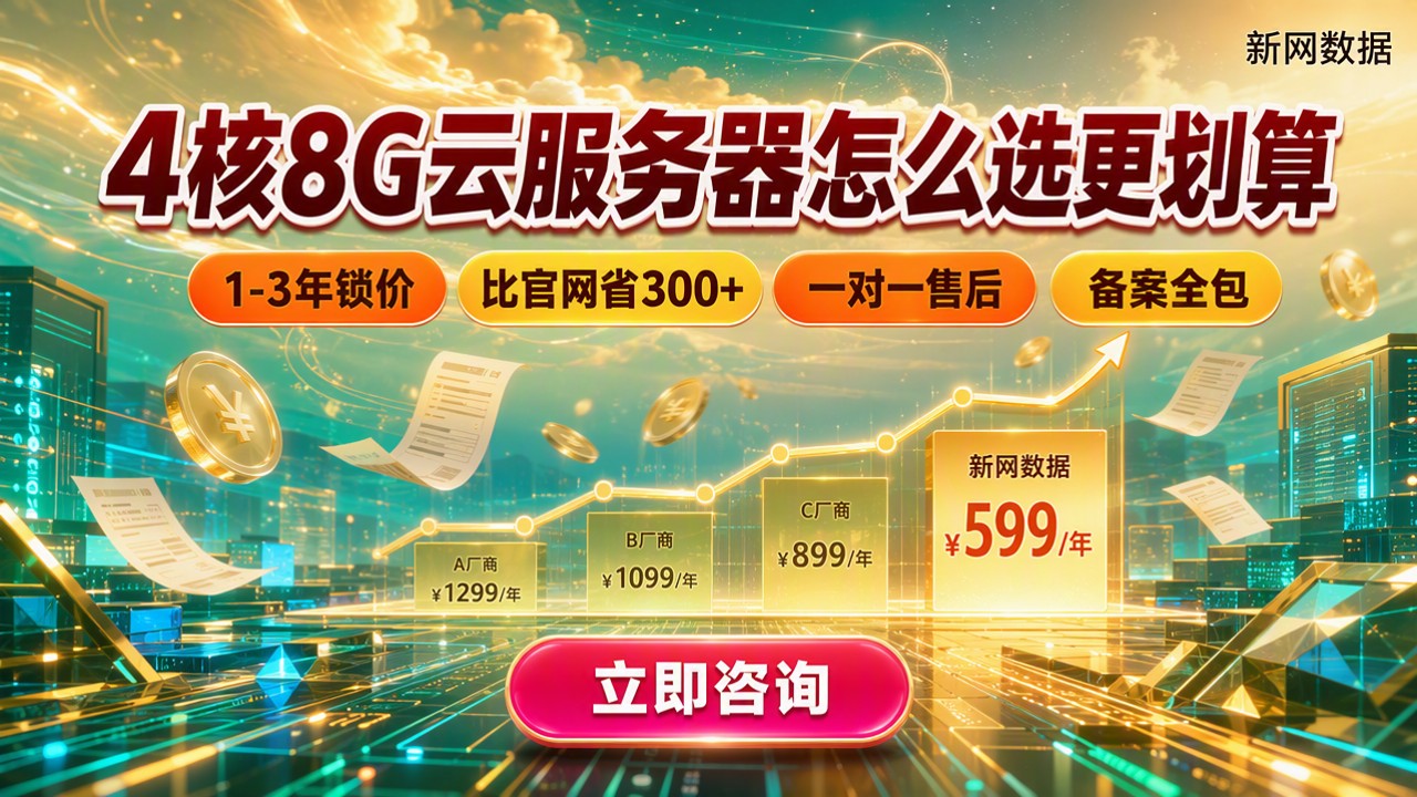 阿里云腾讯云4核8G云服务器哪个便宜:怎么选更划算
