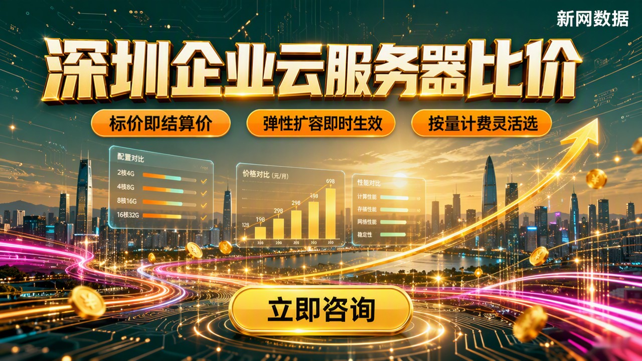 深圳企业云服务器比价：今年怎么选更划算？