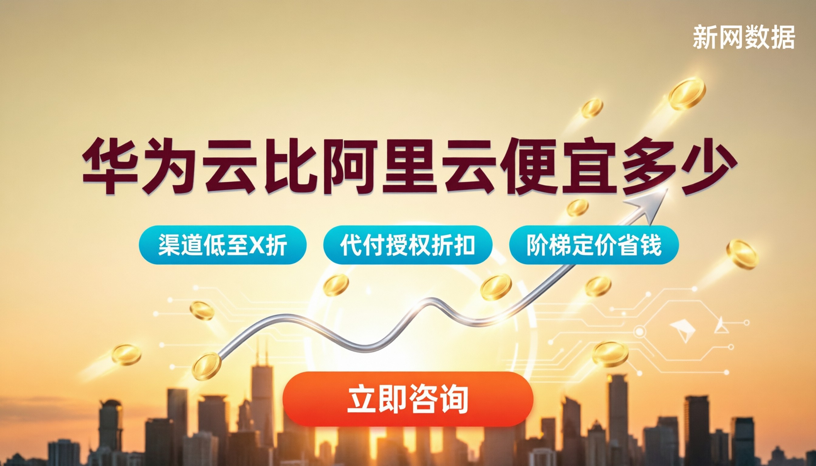 华为云比阿里云便宜多少?渠道对比推荐