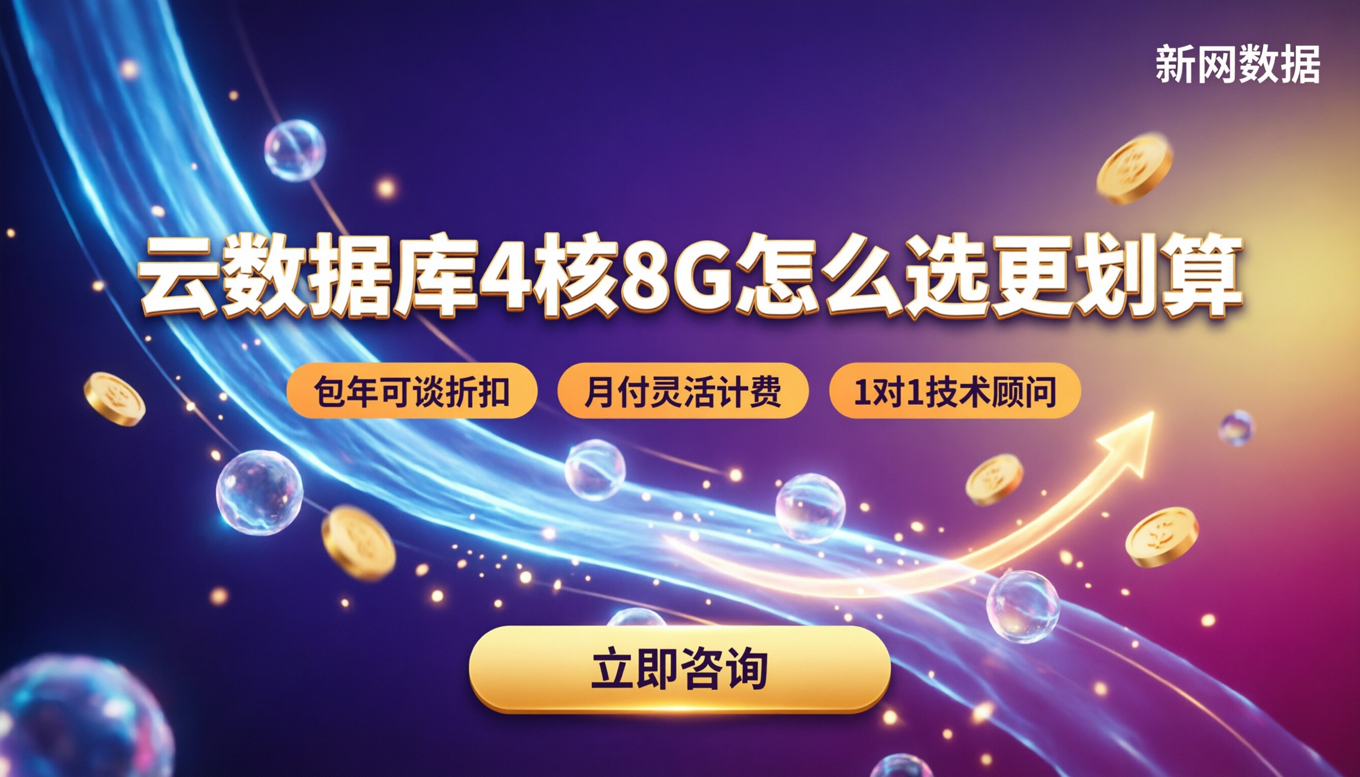 云数据库4核8G多少钱一个月:最新价格怎么选更划算