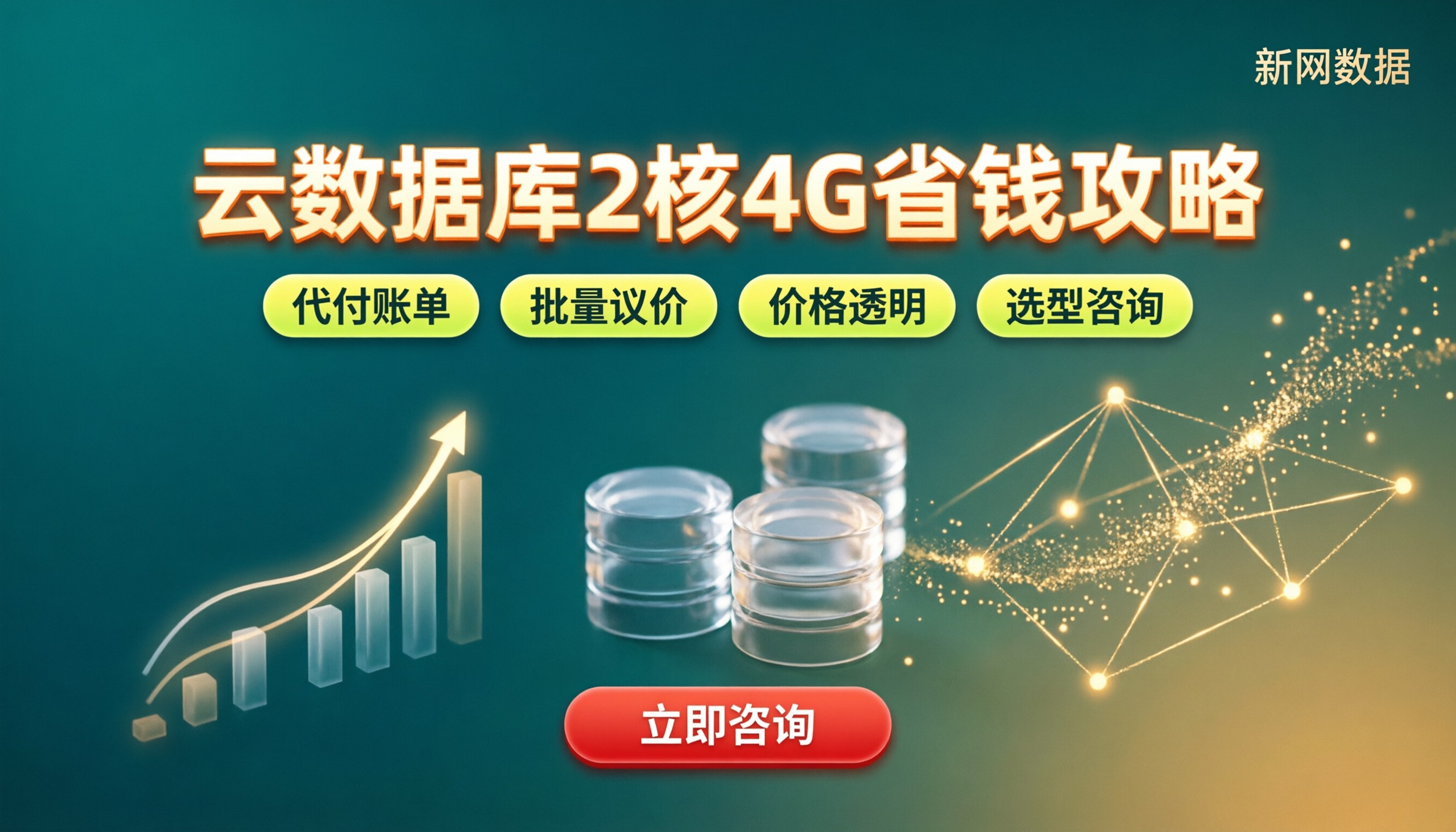 云数据库2核4G价格：怎么选更省钱