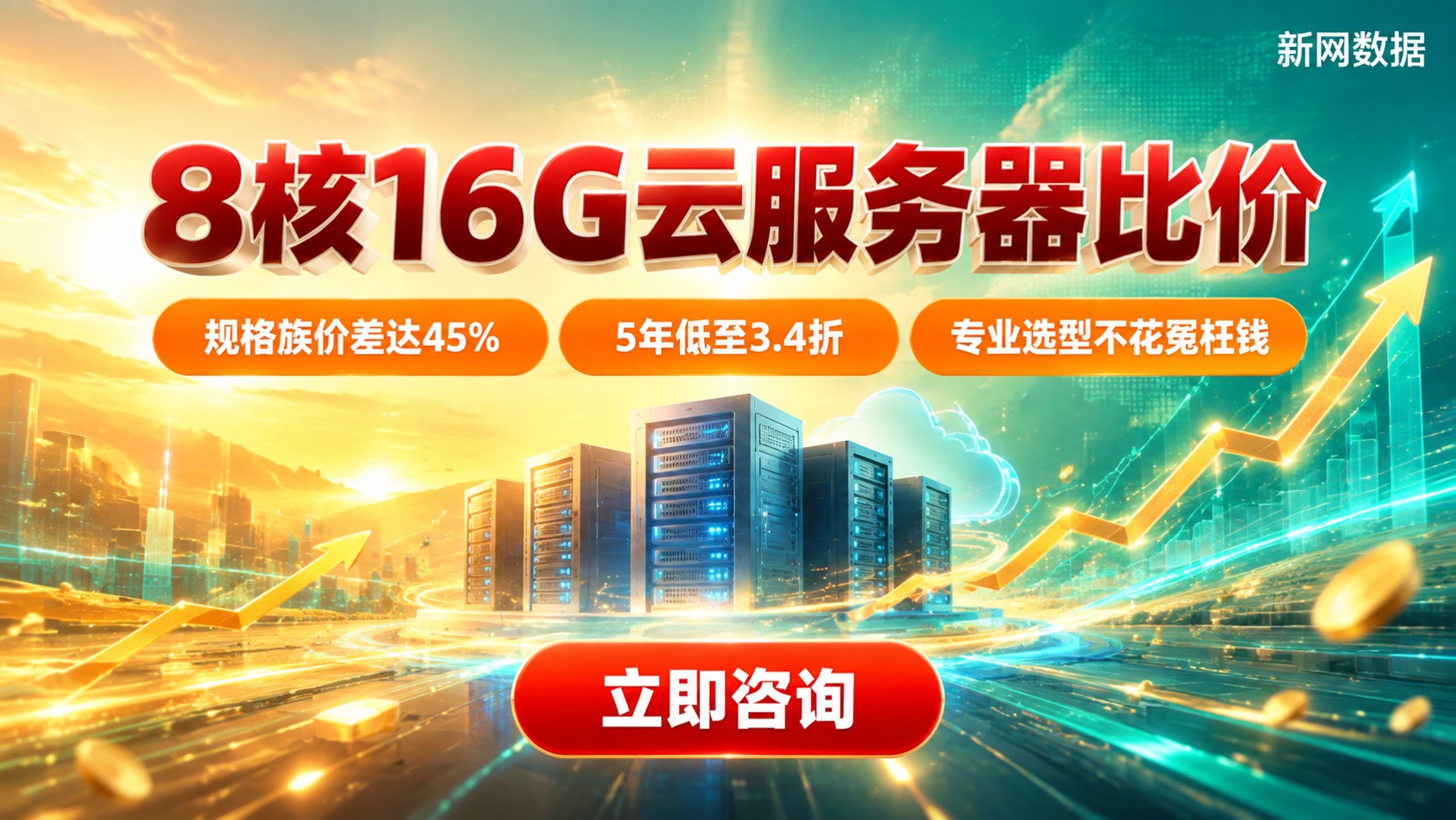 8核16G云服务器价格对比:计费周期与配置差异