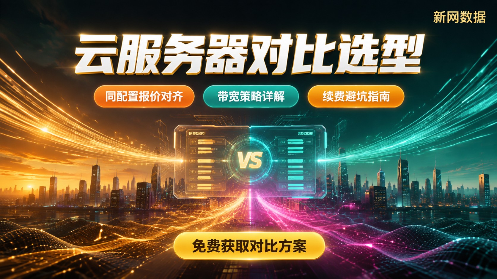阿里云腾讯云华为云服务器对比：配置、价格与选型