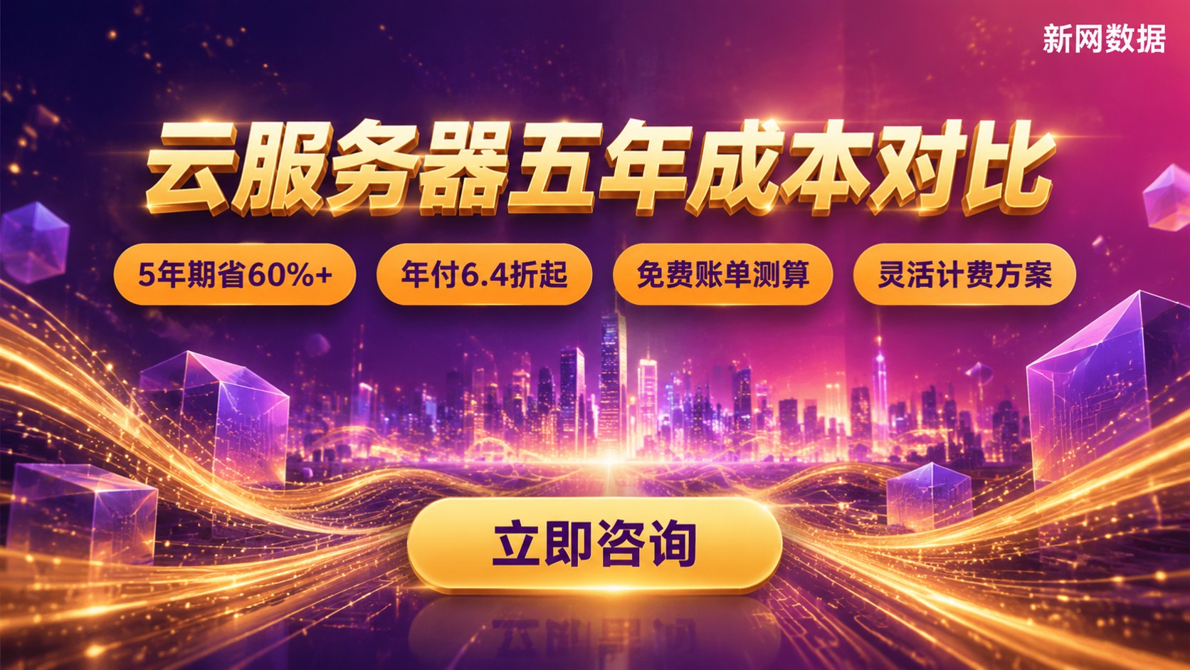 云服务器五年总成本对比：计费、折扣与续费测算