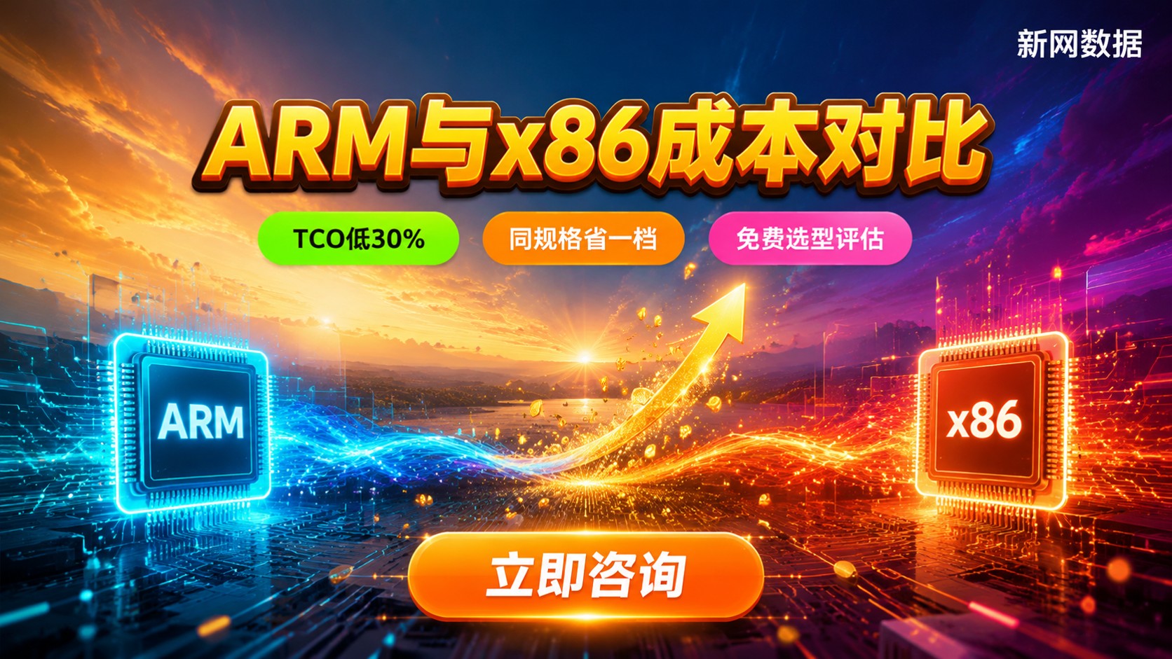云服务器ARM与x86价格对比:成本与选型依据