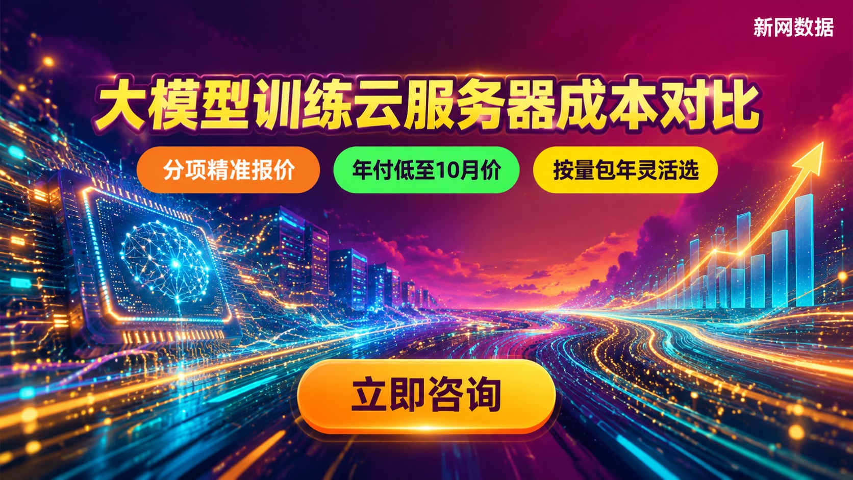 大模型训练云服务器成本对比:按量与包月费用拆解