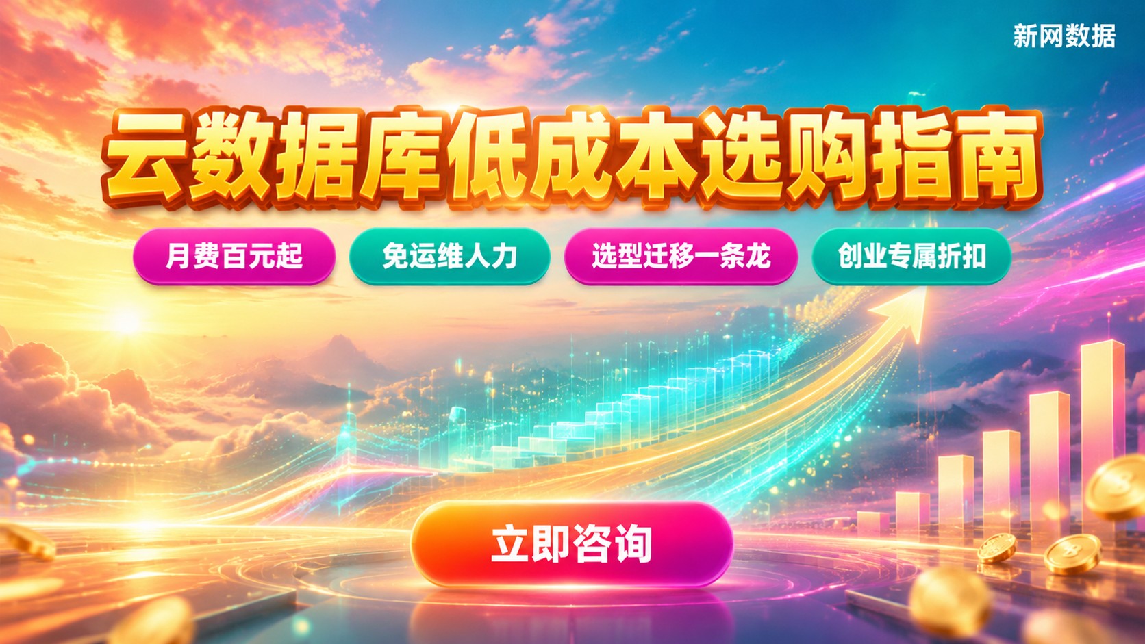 云数据库创业公司低成本选购指南:配置、费用与续费