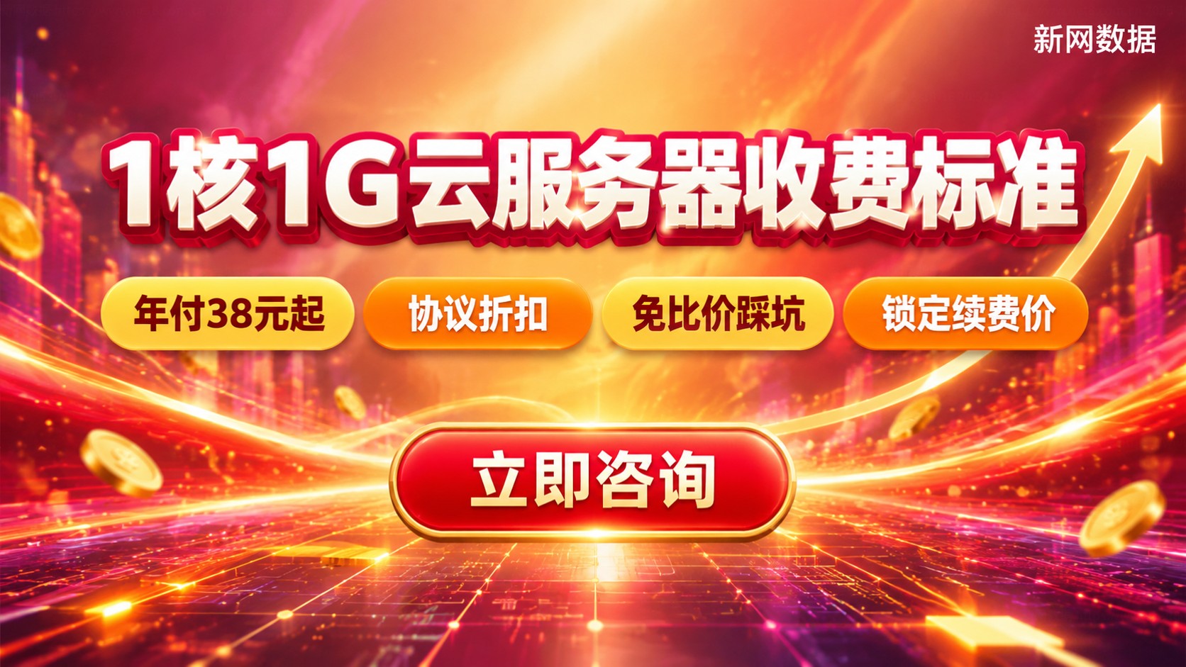 云服务器配置1核1G收费标准:包年包月与按量对比
