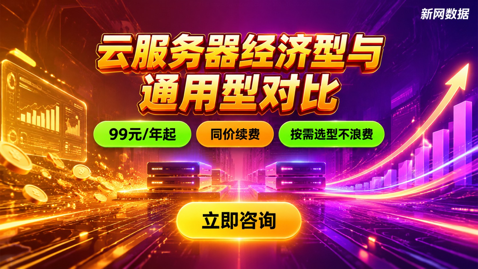 云服务器经济型和通用型费用差异：配置与价格对比