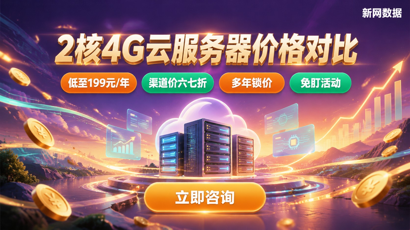 2核4G云服务器价格对比：最新价格区间与选型建议